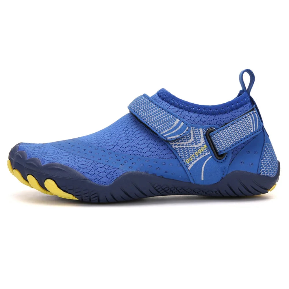 Chaussures d'eau antidérapantes à cinq doigts pour hommes et femmes, baskets légères à séchage rapide, pour pataugeoire en plein air, natation, pieds nus Planète Rando