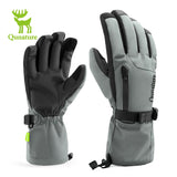 Gants de ski tactiles & imperméables avec poignet allongé et technologie 3M Thinsulate "Qunature - 16410045"