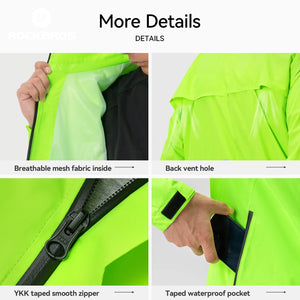Ensemble imperméable de cyclisme "ROCKBROS - YPY028" Planète Rando