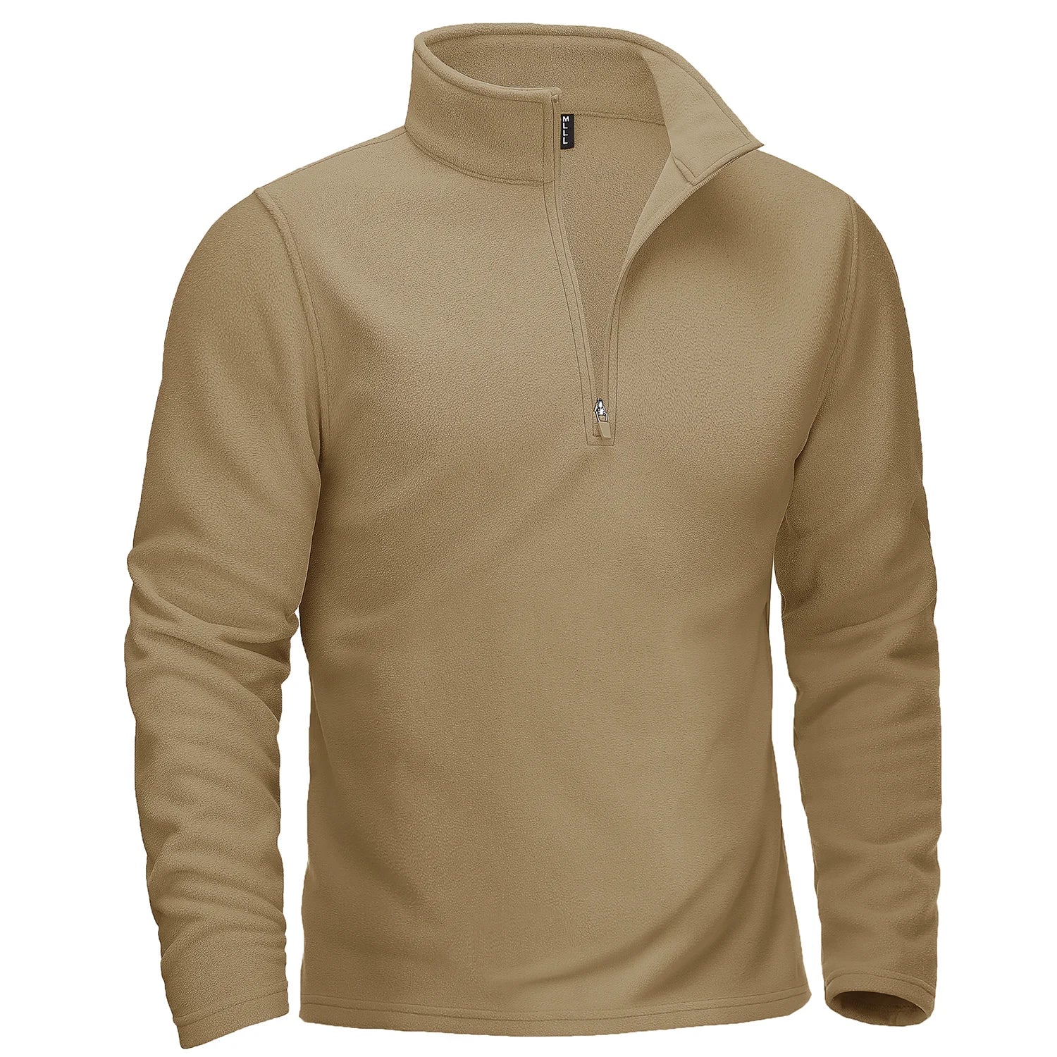 Pull thermique / sweat-shirt polaire à col zippé 1/4 pour homme "TACVASEN - TJ642"