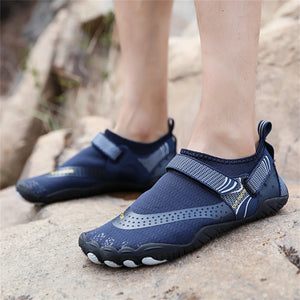 Chaussures d'eau antidérapantes à cinq doigts pour hommes et femmes, baskets légères à séchage rapide, pour pataugeoire en plein air, natation, pieds nus Planète Rando