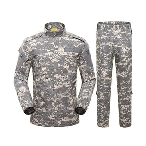Combinaison de camouflage 17 couleurs, ensemble de vêtements de combat Airsoft, vêtements d'entraînement surdimensionnés, costumes de chasse et de pêche en plein air 3XL A2F48 Planète Rando
