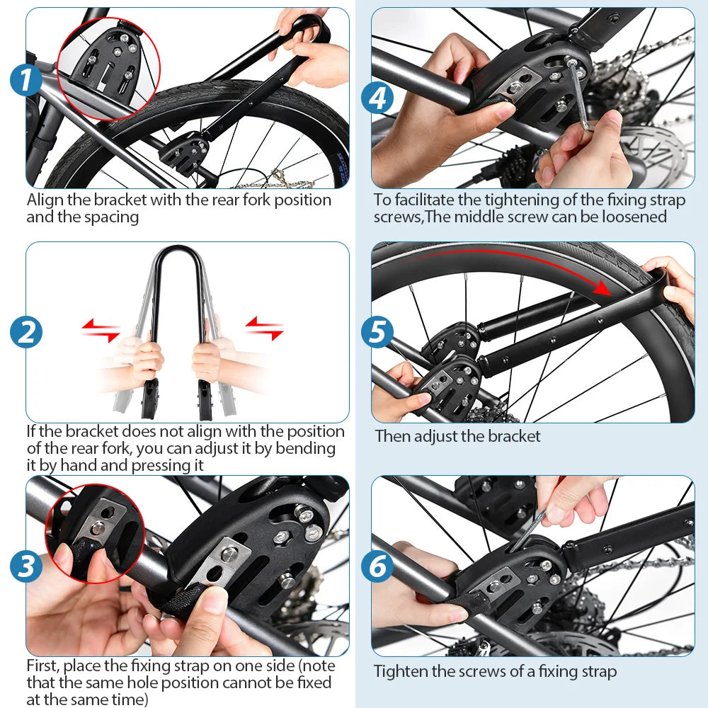 Porte bagage sur fixation arrière en alliage d'aluminium pour VTT / Gravel "Newboler - HOL005 series" Planète Rando