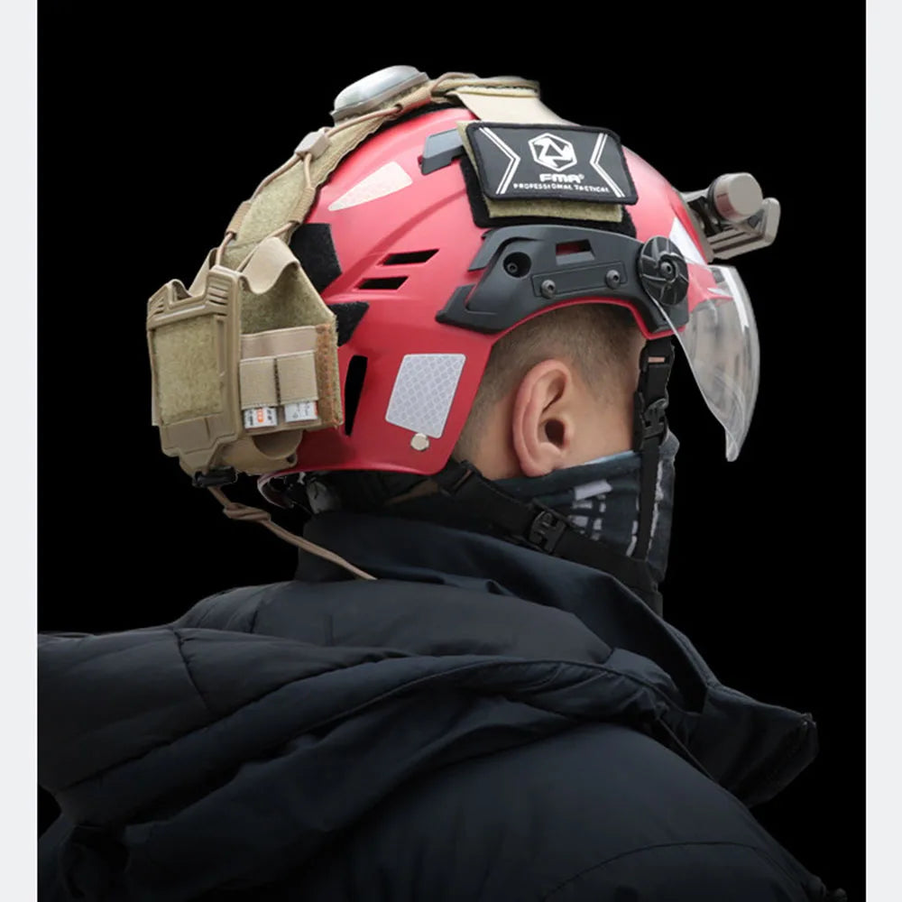 Casque de sauvetage d'urgence FMA EX SAR, casque de sécurité léger pour la conduite en extérieur, visière tactique, TB1452 FMA
