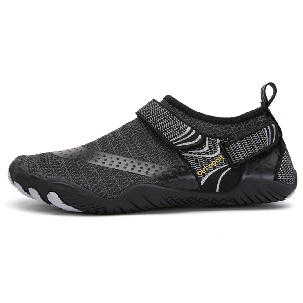 Chaussures d'eau antidérapantes à cinq doigts pour hommes et femmes, baskets légères à séchage rapide, pour pataugeoire en plein air, natation, pieds nus Planète Rando