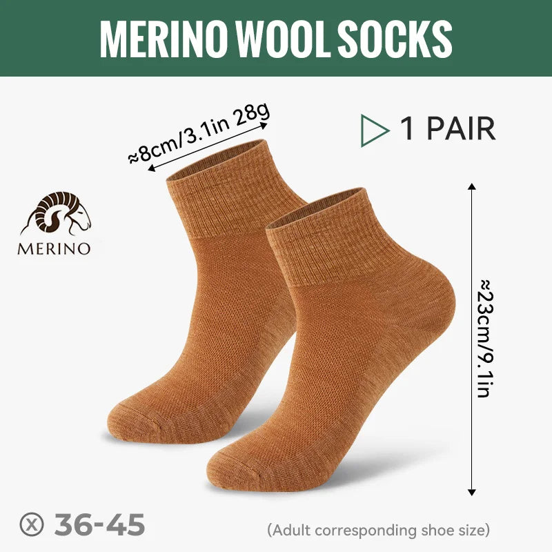 Chaussettes en laine mérinos confortables et anti-transpirantes unisexe "WRELS - Whool socks"
