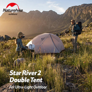 Tente de camping / bivouac en nylon siliconé 20D double-parois pour 2 personnes "Naturehike - Star River 2" Naturehike