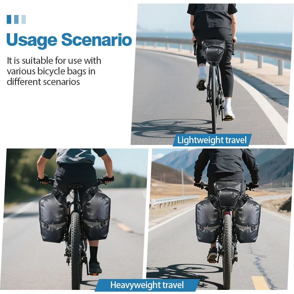 Porte bagage sur fixation arrière en alliage d'aluminium pour VTT / Gravel "Newboler - HOL005 series" Planète Rando
