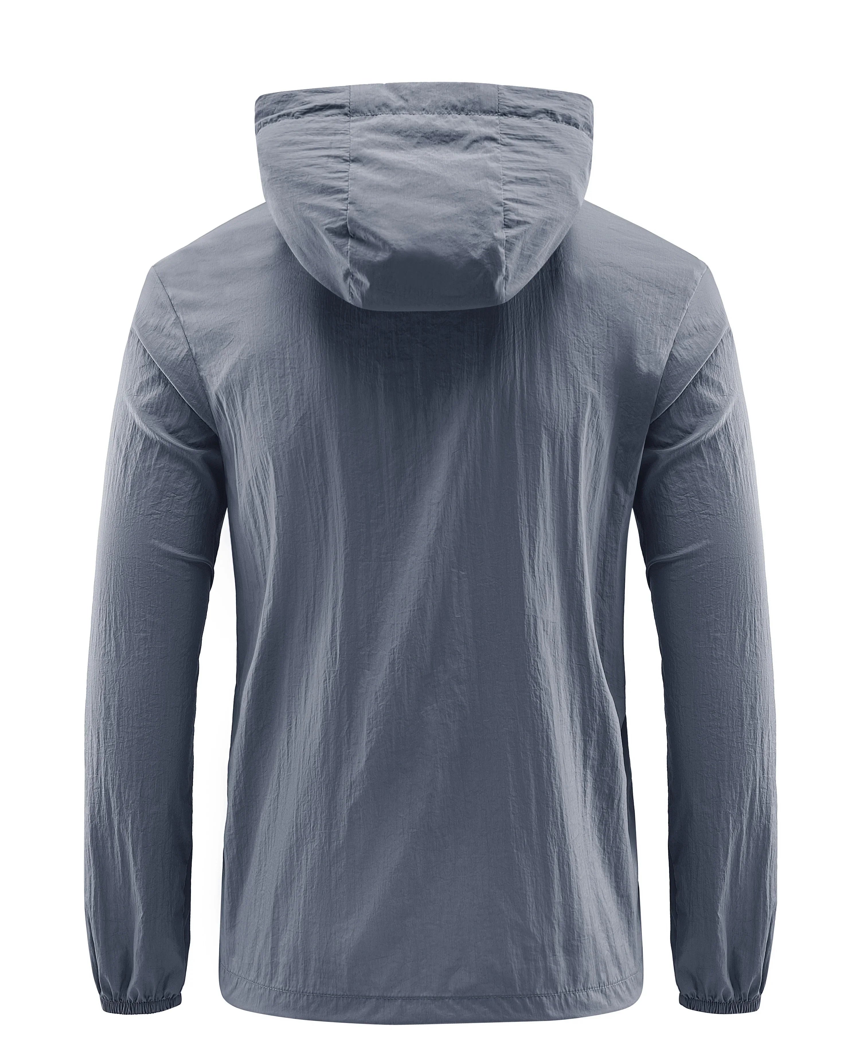 Veste de protection solaire à séchage rapide pour homme, coupe-vent ultra léger, coupe-vent à capuche, extérieur, randonnée, pêche, cyclisme, sport, été OSW