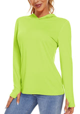 T-shirt à capuche avec protection UV/solaire UPF 50+ "TACVASEN - TS251"