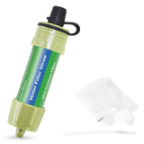 Filtre à eau extérieur, paille à boire, purificateur d'eau d'urgence, système de Filtration d'eau à ventouse, voyage Camping randonnée outils de survie Outdoor Survival