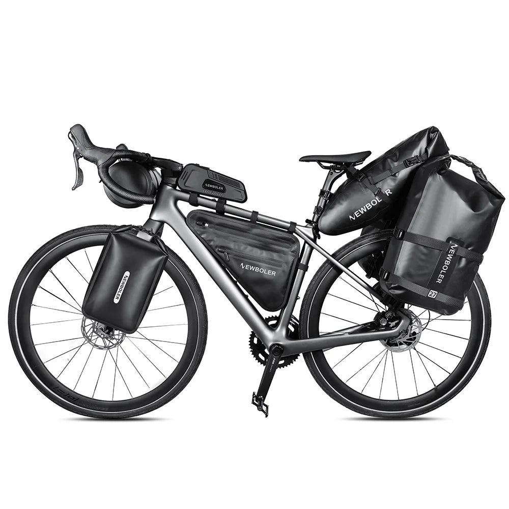 Porte bagage sur fixation arrière en alliage d'aluminium pour VTT / Gravel "Newboler - HOL005 series" Planète Rando