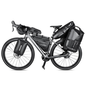 Porte bagage sur fixation arrière en alliage d'aluminium pour VTT / Gravel "Newboler - HOL005 series" Planète Rando