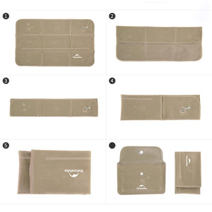 Naturehike – oreiller gonflable carré, ultraléger, pour Camping en plein air, randonnée, voyage, avion Portable, pliable, doux et confortable Planète Rando