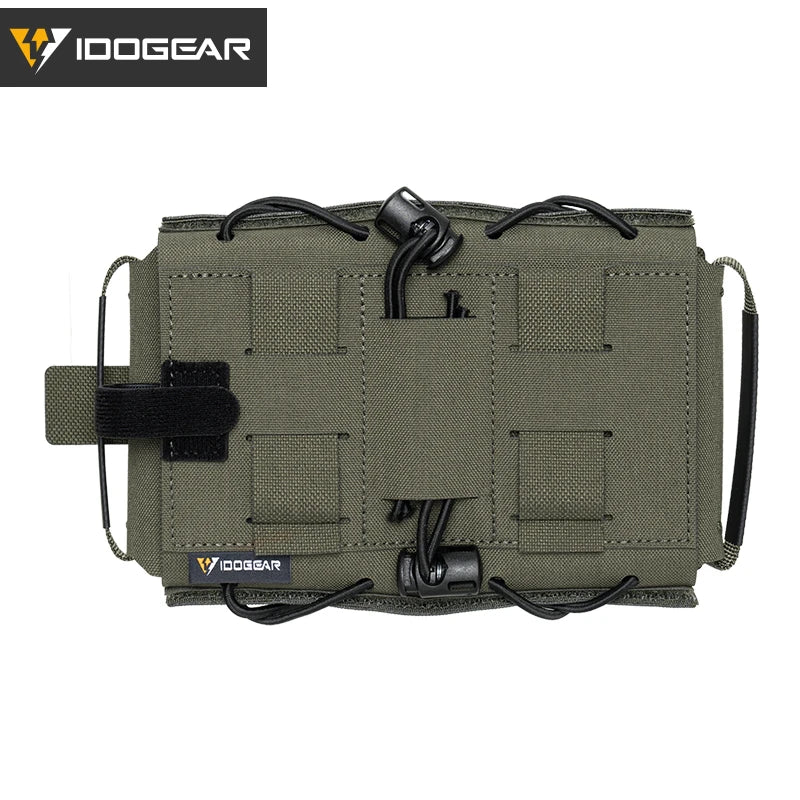 Pochette tactique avec passant MOLLE pour équipement médical "IDOGEAR - IG-BG35132"