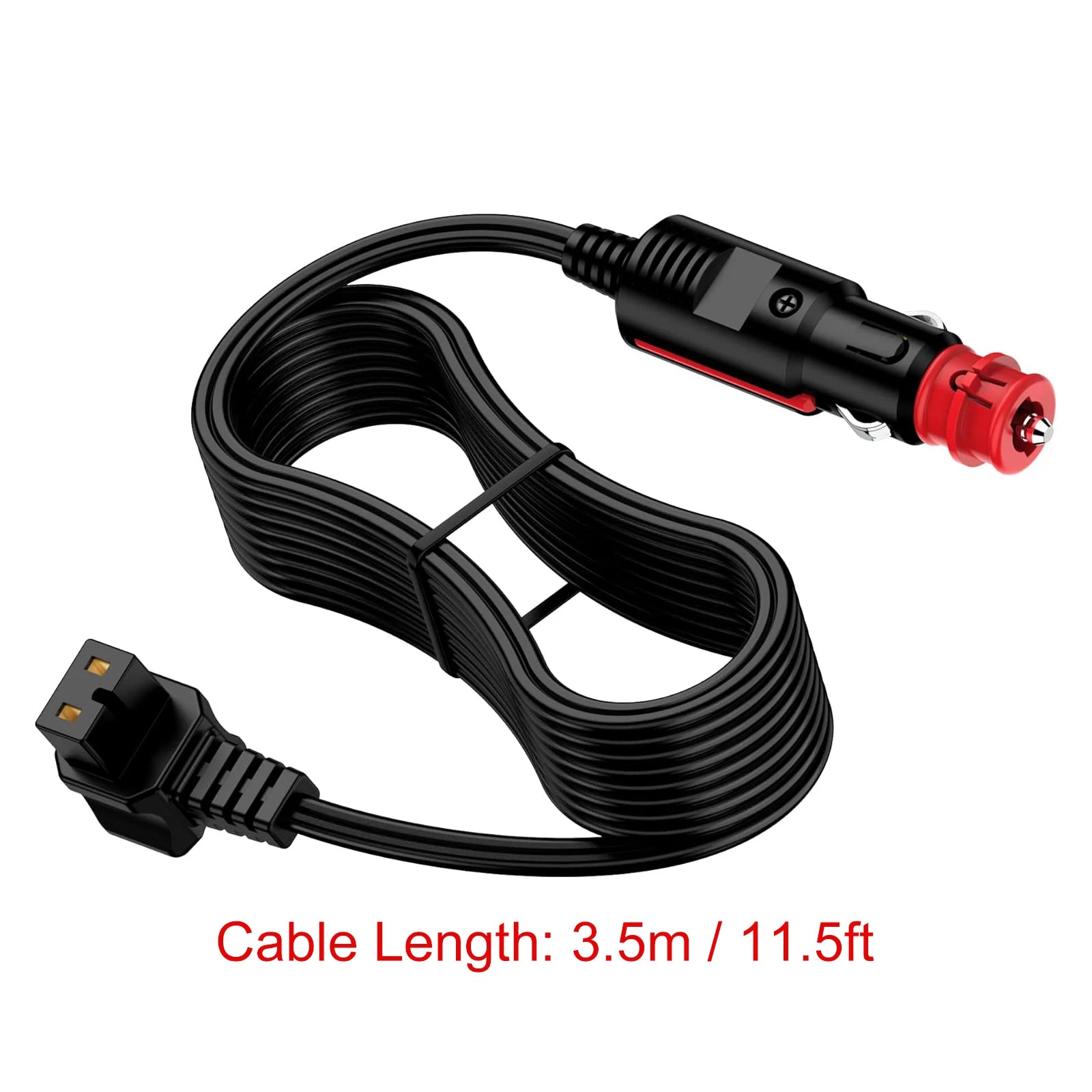 Cordon d'alimentation pour réfrigérateur et congélateur de voiture DC, 11,5 pieds, pour réfrigérateur et congélateurs 12V, pour Alpicool COSTWAY ARB ICECO Setpower Aspenora JoyTutus Planète Rando