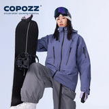 Parka d'hiver / veste de ski imperméables 3 couches avec technologie Teflon EcoElite "COPOZZ - HXF-24304"