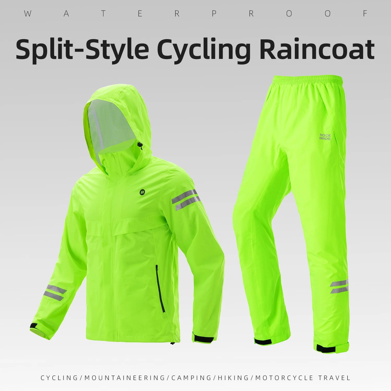 Ensemble imperméable de cyclisme "ROCKBROS - YPY028" Planète Rando