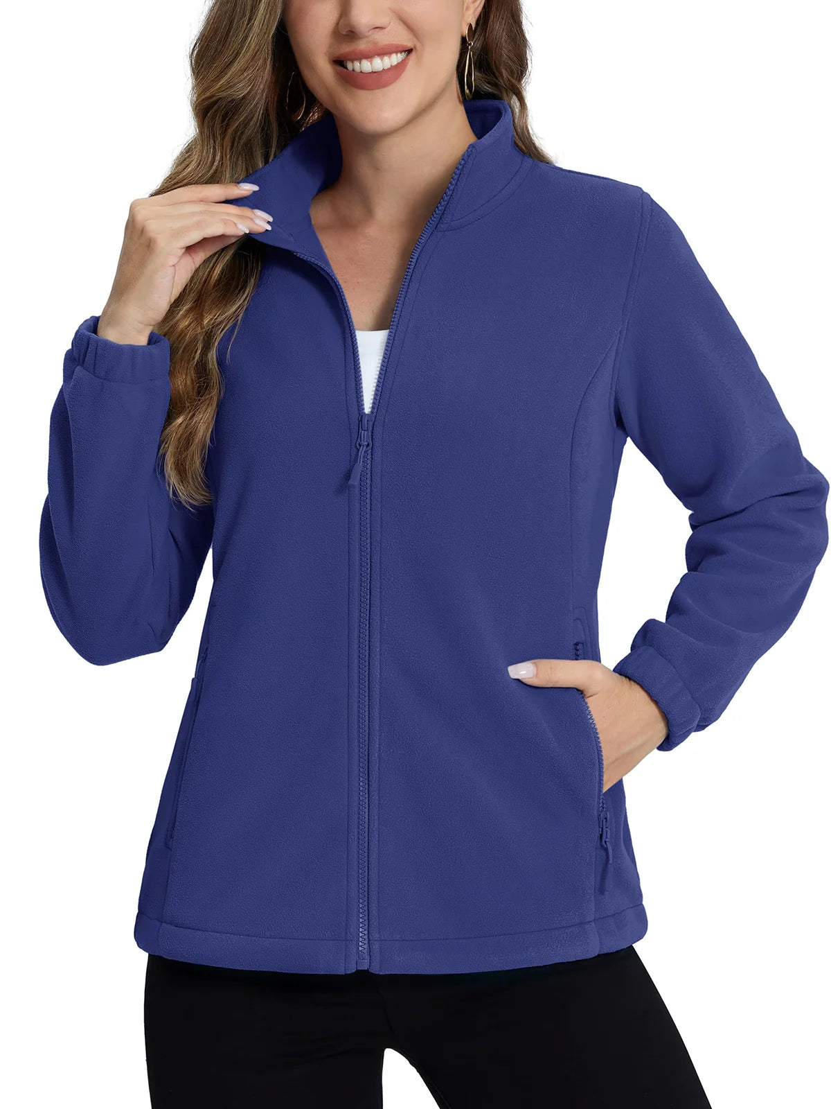 Softshell / polaire avec poches zippées pour femme "TACVASEN - TJ602"
