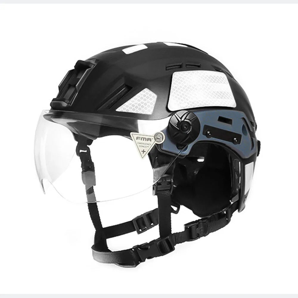 Casque de sauvetage d'urgence FMA EX SAR, casque de sécurité léger pour la conduite en extérieur, visière tactique, TB1452 FMA