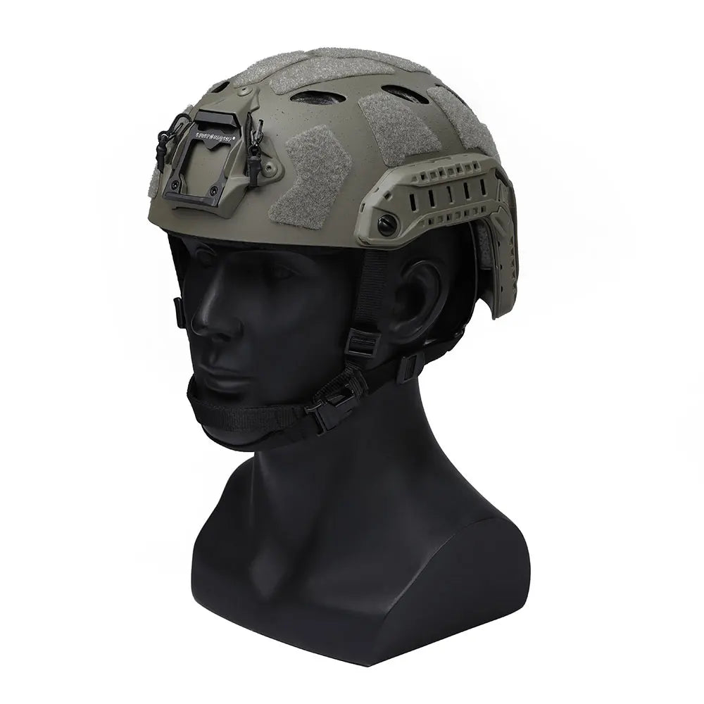 Emersongear – casque tactique rapide SF Ultra haut, pour entraînement de la tête, protection ABS, couvre-chef de chasse et de cyclisme Airsoft Planète Rando