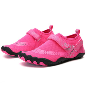 Chaussures d'eau antidérapantes à cinq doigts pour hommes et femmes, baskets légères à séchage rapide, pour pataugeoire en plein air, natation, pieds nus Planète Rando