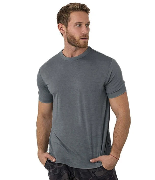 T-shirt technique 100 % laine mérinos à séchage rapide et anti-odeurs pour homme "SERBEWAY - SW200"