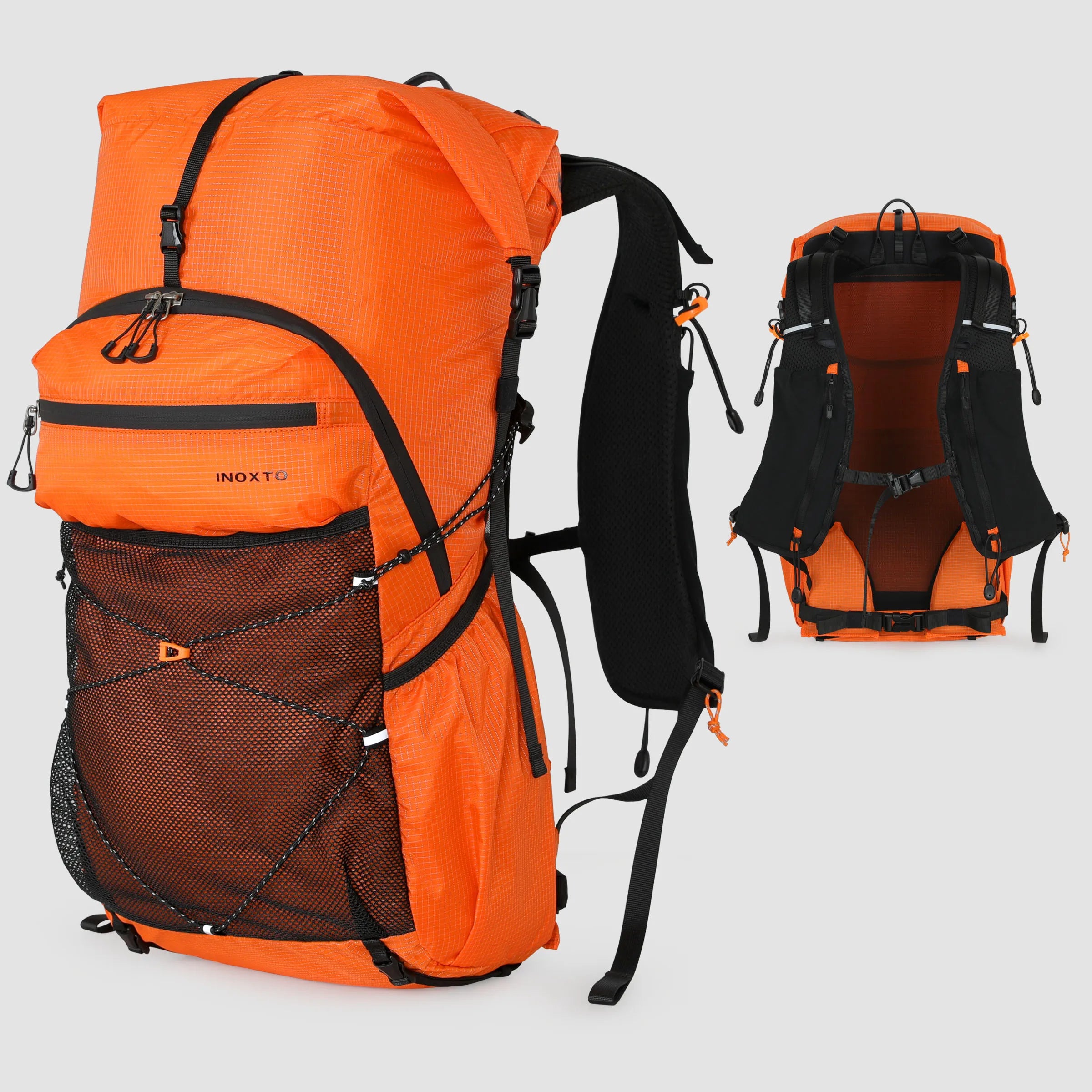 Sac à dos de randonnée / trail ultralight avec housse imperméable 800g "Outdoor Inoxto - Tellus 30L"