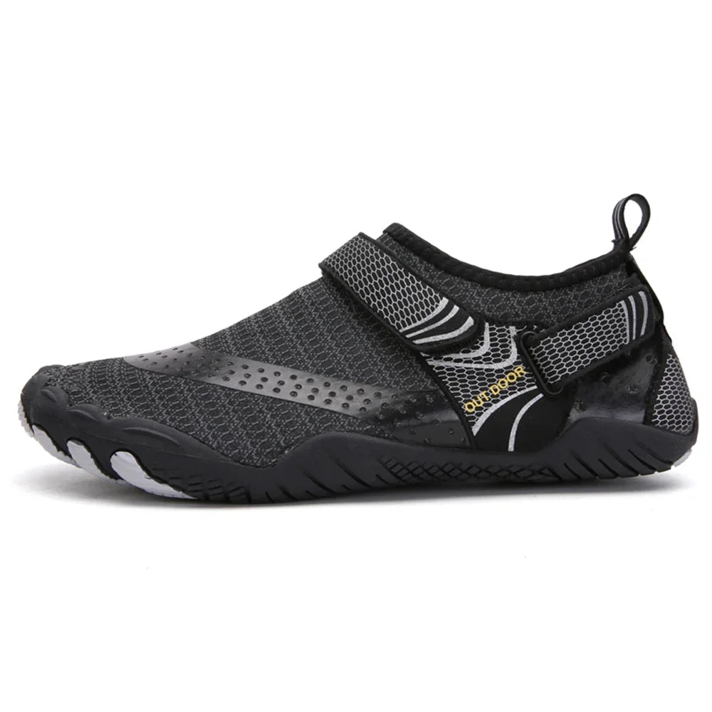 Chaussures d'eau antidérapantes à cinq doigts pour hommes et femmes, baskets légères à séchage rapide, pour pataugeoire en plein air, natation, pieds nus Planète Rando