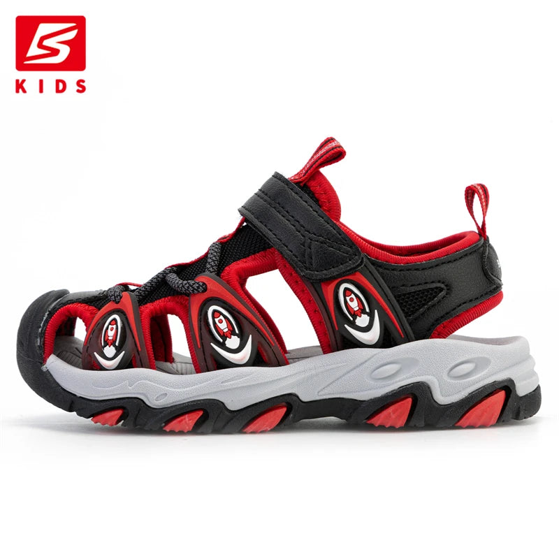 Sandales de plage pour enfant antidérapantes et respirantes avec scratch "Baasploa"