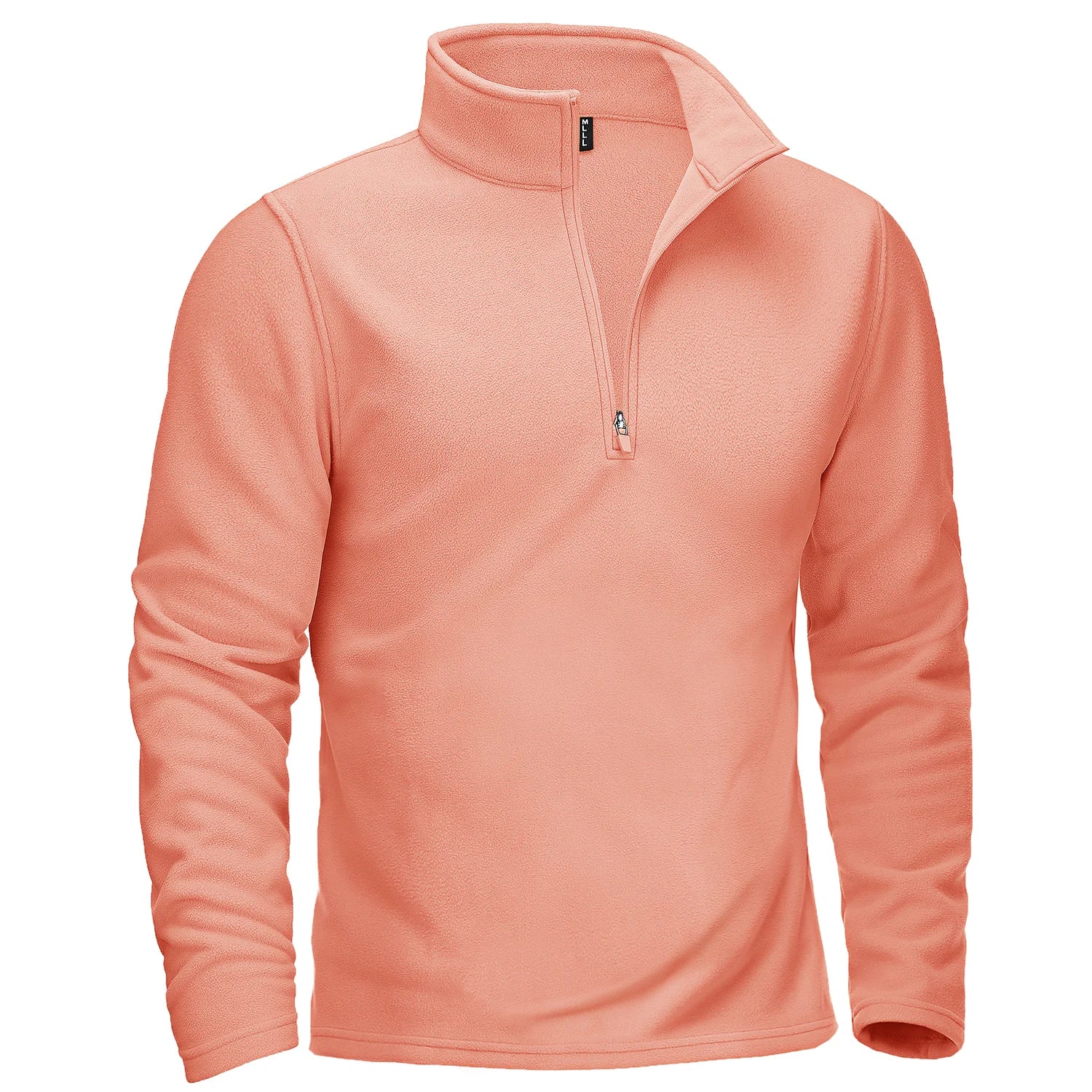Pull thermique / sweat-shirt polaire à col zippé 1/4 pour homme "TACVASEN - TJ642"