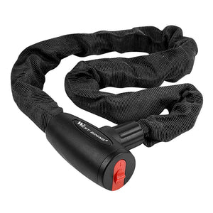 Antivol à chaîne en alliage d'acier dur pour vélo électrique, VTC et VTT "WEST BIKING - Chain Lock 00A" - Planète Rando
