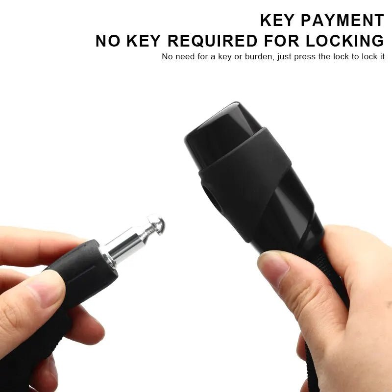 Antivol de vélo haute sécurité à chaine avec 2 clés "RIDERACE - Chain lock" - Planète Rando