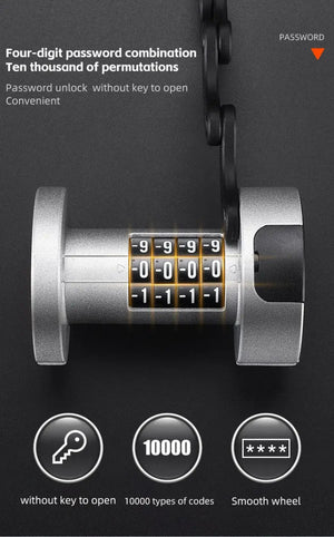 Antivol de vélo pliable à combinaison pour vélo électrique, VTC, VTT et gravel "WEST BIKING - PFL003" - Planète Rando