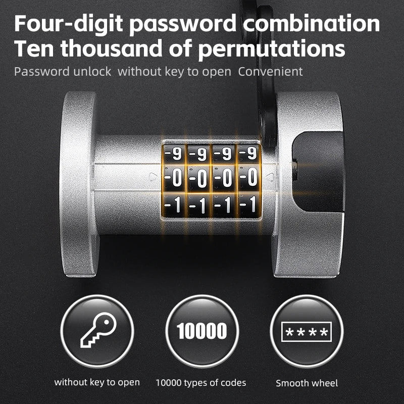 Antivol de vélo pliable à combinaison pour vélo électrique, VTC, VTT et gravel "WEST BIKING - PFL003" - Planète Rando