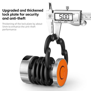 Antivol de vélo pliable à combinaison pour vélo électrique, VTC, VTT et gravel "WEST BIKING - PFL003" - Planète Rando