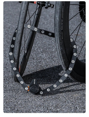 Antivol pliable avec 4 chiffres pour vélo électrique, vtc, gravel "WEST BIKING - PFLock" - Planète Rando