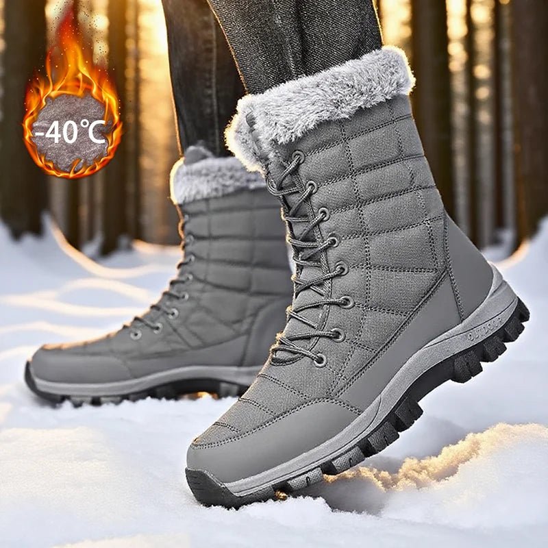 Après - ski / bottines d'hiver imperméables avec doublure polaire pour homme "PUAMSS - G1081" - Planète Rando