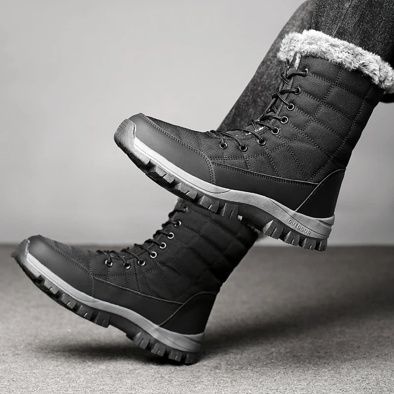 Après - ski / bottines d'hiver imperméables avec doublure polaire pour homme "PUAMSS - G1081" - Planète Rando