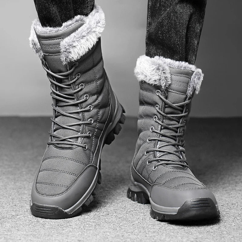 Après - ski / bottines d'hiver imperméables avec doublure polaire pour homme "PUAMSS - G1081" - Planète Rando