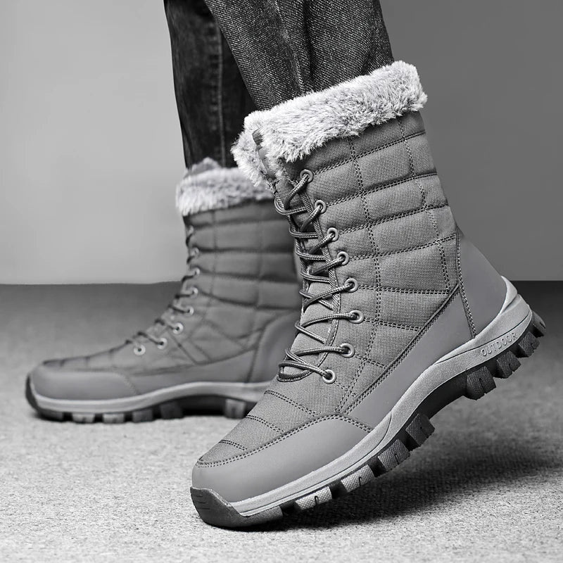 Après - ski / bottines d'hiver imperméables avec doublure polaire pour homme "PUAMSS - G1081" - Planète Rando