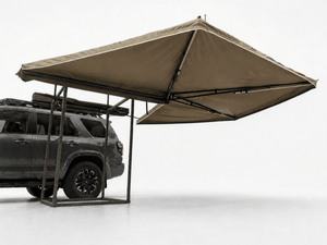 Auvent 270° pour voiture, SUV, 4x4 ou van en tissu oxford 600D résistant & imperméable anti - UV “Planète Rando – Aurora 270” - Planète Rando