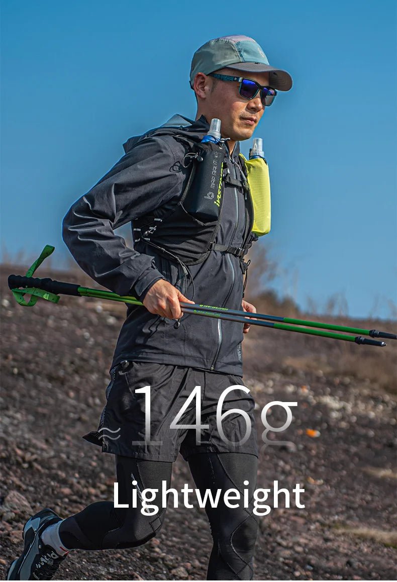 Bâtons de trail / randonnée pliables à verrouillage rapide "Map Brother - M3031" - Planète Rando