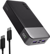 Batterie externe de 20 000 mAh, charge rapide 45 W avec affichage LED "NOBIS - N4520" - Planète Rando