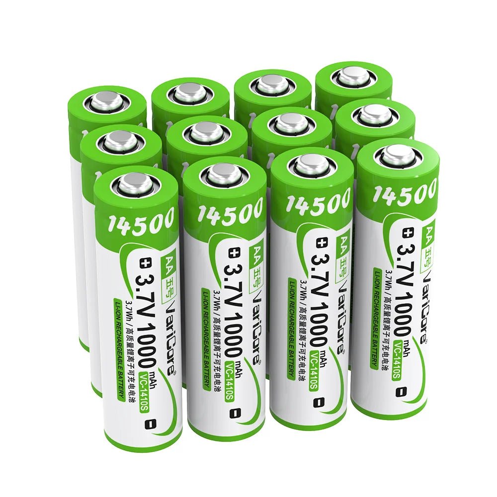 Batterie rechargeable 14500 AA 3,7 V 1000 mAh "VariCore VC - 1410S" - Planète Rando