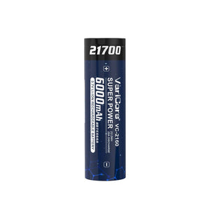 Batterie rechargeable 3,7 V 6 000 mAh 21700 Li - ion pour lampe "VariCore - VC - 2160" - Planète Rando