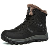 Bottes d'hiver high - top avec doublure polaire imperméables et antidérapantes pour homme "Mixidelai - Moutain boots series" - Planète Rando
