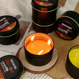 Bougie de survie longue durée 36 heures à 3 mèches en cire d'abeille "CandleTin - Emergency Heat" - Planète Rando
