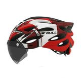 Casque de vélo pour route et VTT avec LED et visière "Cairbull - CB26 ALLROAD" - Planète Rando
