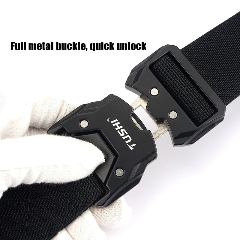 Ceinture tactique en nylon 1200D avec boucle à dégagement rapide "VATLTY - VT131" - Planète Rando